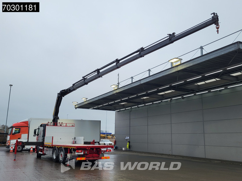 Volvo FM 410 FM 6X2 Palfinger PK 26002-EH E Kran Crane Lift +steering axle Automatic Euro 6 - 栏板式/ 平板卡车, 起重车:图2 Volvo FM 410 FM 6X2 Palfinger PK 26002-EH E Kran Crane Lift +steering axle Automatic Euro 6 - 栏板式/ 平板卡车, 起重车:图2
