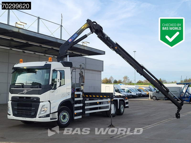 Volvo FM 430 FM 6X2 HMF 2320K-RCS Kran Crane + VDL S-21-6200 Lift + Steering Axle - 吊钩升降车, 起重车:图1 Volvo FM 430 FM 6X2 HMF 2320K-RCS Kran Crane + VDL S-21-6200 Lift + Steering Axle - 吊钩升降车, 起重车:图1