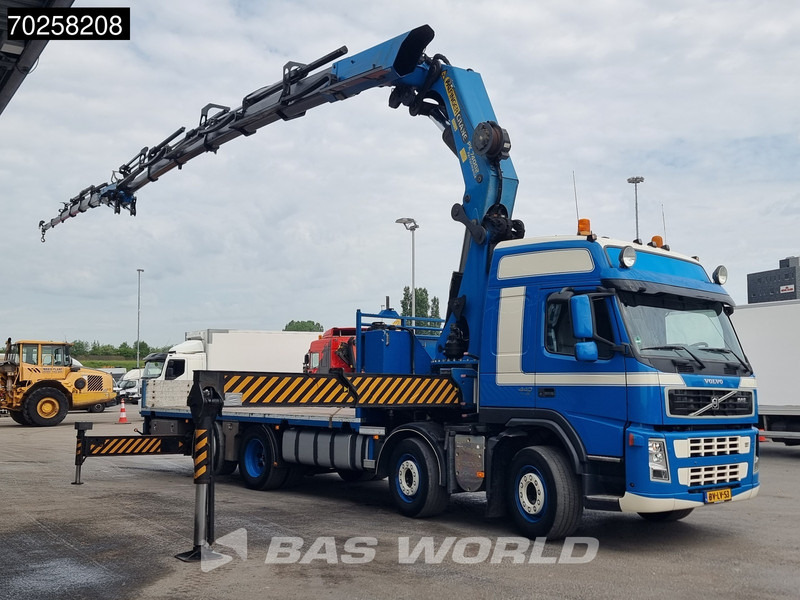 Volvo FM 440 8X2 Palfinger PK74002 + JIB + Winch Lift-Lenkachse Euro 5 - 栏板式/ 平板卡车, 起重车:图3 Volvo FM 440 8X2 Palfinger PK74002 + JIB + Winch Lift-Lenkachse Euro 5 - 栏板式/ 平板卡车, 起重车:图3