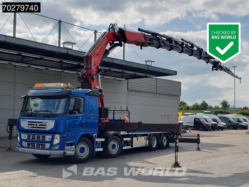 Volvo FM 450 8X2 FASSI 100 Ton/Meter Crane Kran 7 + 6 Jib Lift+steering Axle Euro 5 - 栏板式/ 平板卡车, 起重车:图1 Volvo FM 450 8X2 FASSI 100 Ton/Meter Crane Kran 7 + 6 Jib Lift+steering Axle Euro 5 - 栏板式/ 平板卡车, 起重车:图1