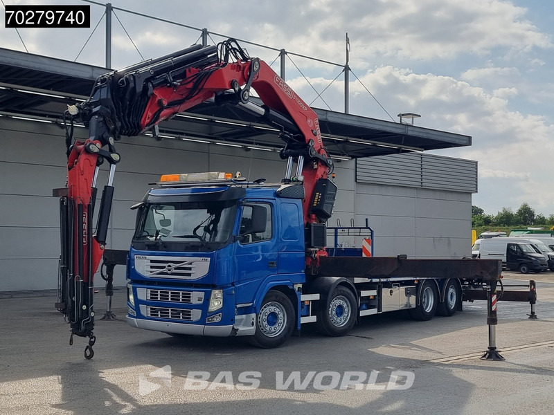 Volvo FM 450 8X2 FASSI 100 Ton/Meter Crane Kran 7 + 6 Jib Lift+steering Axle Euro 5 - 栏板式/ 平板卡车, 起重车:图5 Volvo FM 450 8X2 FASSI 100 Ton/Meter Crane Kran 7 + 6 Jib Lift+steering Axle Euro 5 - 栏板式/ 平板卡车, 起重车:图5