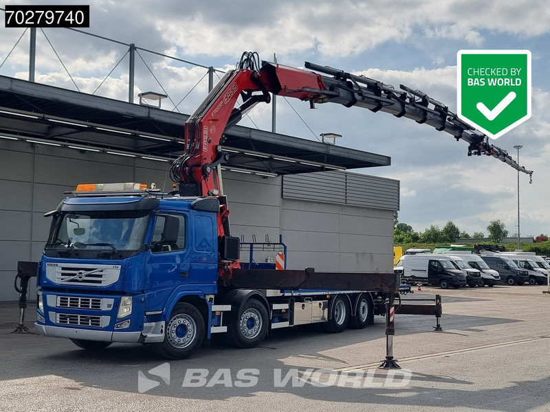 Volvo FM 450 8X2 FASSI 100 Ton/Meter Crane Kran 7 + 6 Jib Lift+steering Axle Euro 5 - 栏板式/ 平板卡车, 起重车:图1 Volvo FM 450 8X2 FASSI 100 Ton/Meter Crane Kran 7 + 6 Jib Lift+steering Axle Euro 5 - 栏板式/ 平板卡车, 起重车:图1
