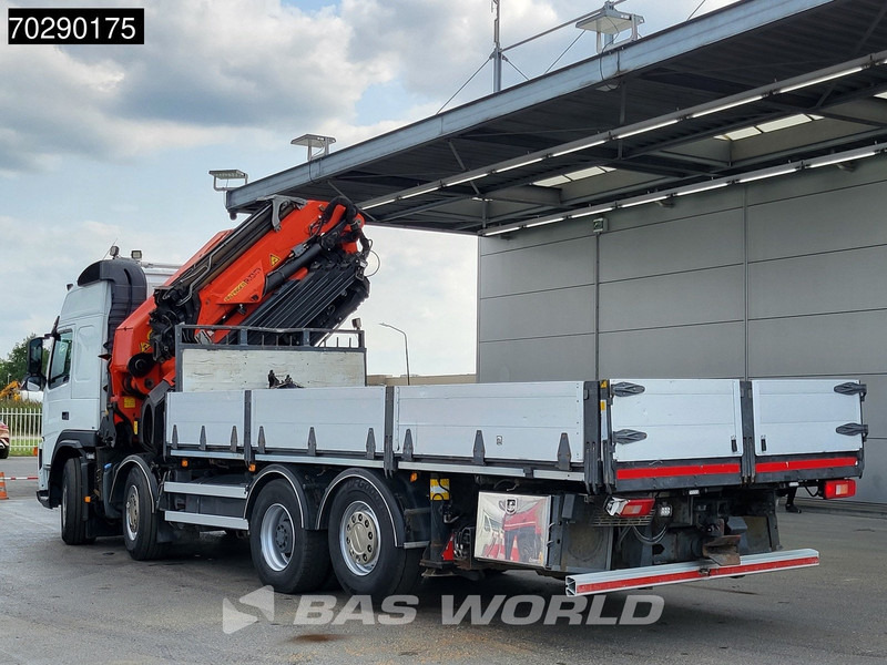 栏板式/ 平板卡车, 起重车 Volvo FM 480 8X2 Palfinger PK85002 Crane+Jib Lifting-Axle Big-Axle Automatic Euro 4：图10