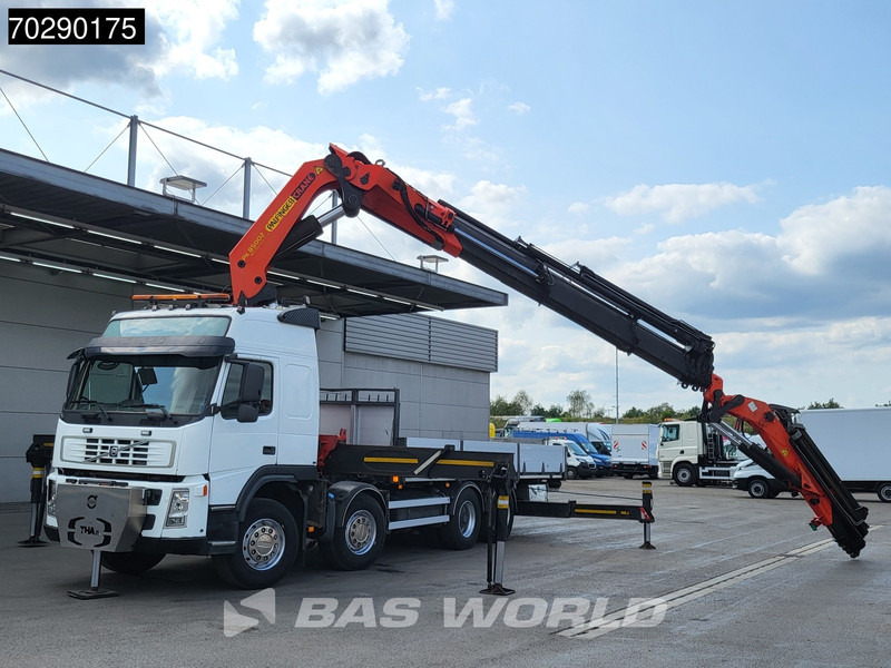 Volvo FM 480 8X2 Palfinger PK85002 Crane+Jib Lifting-Axle Big-Axle Automatic Euro 4 - 栏板式/ 平板卡车, 起重车:图5 Volvo FM 480 8X2 Palfinger PK85002 Crane+Jib Lifting-Axle Big-Axle Automatic Euro 4 - 栏板式/ 平板卡车, 起重车:图5
