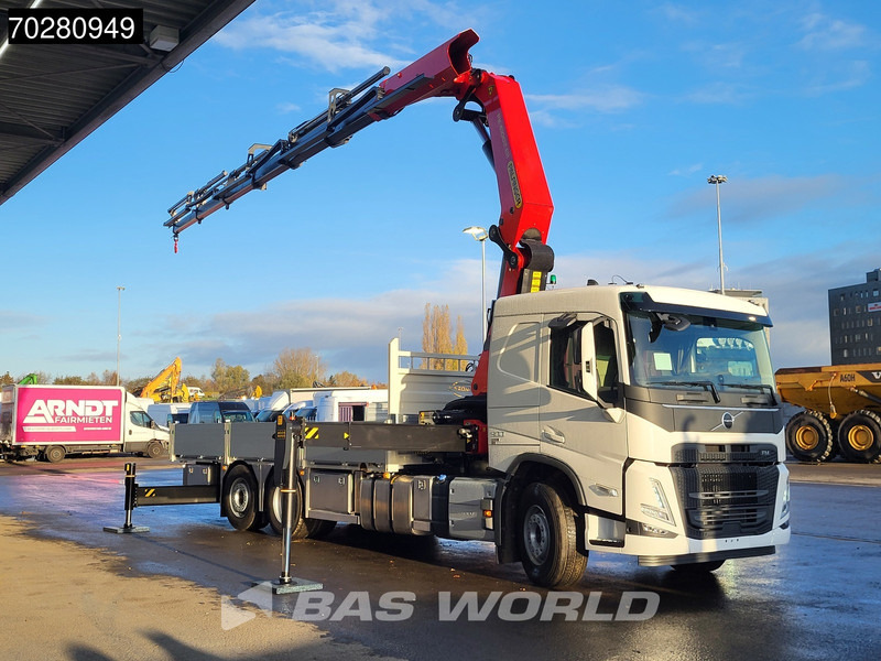 Volvo FM 500 6X2 NEW! Palfinger PK41002 EH-E Kran Crane Lift-steering Axle Euro 6 - 栏板式/ 平板卡车, 起重车:图3 Volvo FM 500 6X2 NEW! Palfinger PK41002 EH-E Kran Crane Lift-steering Axle Euro 6 - 栏板式/ 平板卡车, 起重车:图3