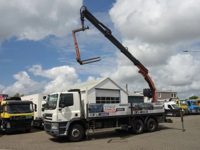 DAF CF 360 6X4 MANUAL GEAR STEELSPRINGS 18,5 TON PALFINKER - 栏板式/ 平板卡车, 起重车:图1 DAF CF 360 6X4 MANUAL GEAR STEELSPRINGS 18,5 TON PALFINKER - 栏板式/ 平板卡车, 起重车:图1