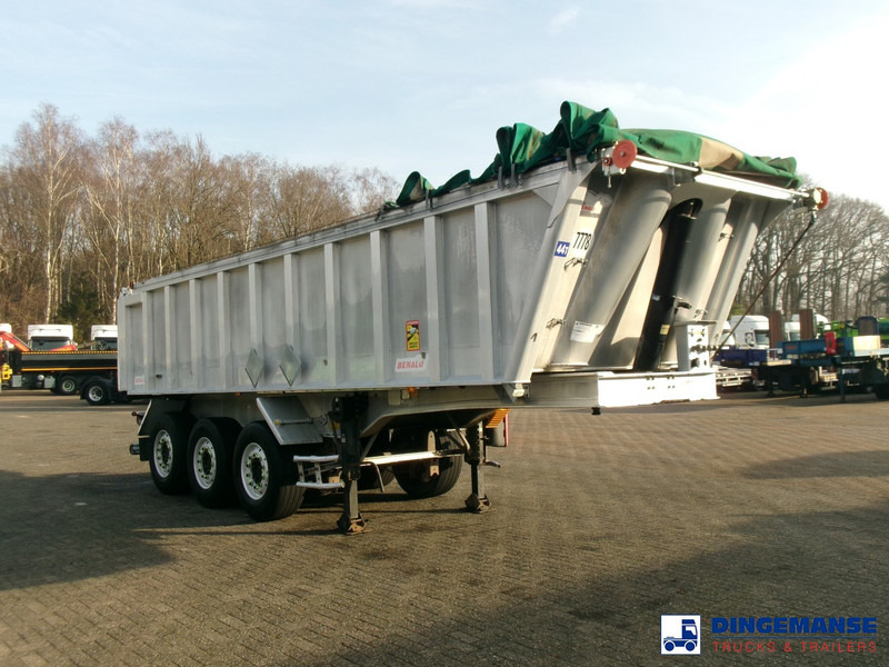 Benalu Tipper trailer alu 22 m3 + tarpaulin - 翻斗货车:图2 Benalu Tipper trailer alu 22 m3 + tarpaulin - 翻斗货车:图2