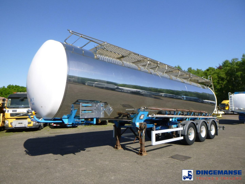 Clayton Chemical tank inox L4BN 37.5 m3 / 1 comp - 液罐半拖车:图1 Clayton Chemical tank inox L4BN 37.5 m3 / 1 comp - 液罐半拖车:图1