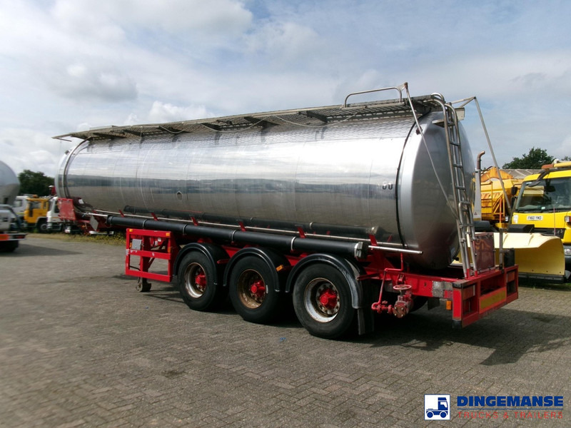 Crane Fruehauf Chemical ACID tank inox 30 m3 / 1 comp - 液罐半拖车:图4 Crane Fruehauf Chemical ACID tank inox 30 m3 / 1 comp - 液罐半拖车:图4