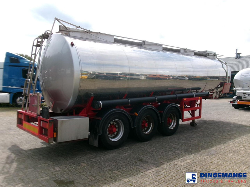 Crane Fruehauf Chemical ACID tank inox 30 m3 / 1 comp - 液罐半拖车:图3 Crane Fruehauf Chemical ACID tank inox 30 m3 / 1 comp - 液罐半拖车:图3
