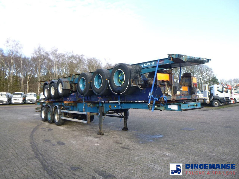 Crane Fruehauf Stack - 3 x container trailer 20-20-30-40 ft - 集装箱运输车/ 可拆卸车身的半拖车:图2 Crane Fruehauf Stack - 3 x container trailer 20-20-30-40 ft - 集装箱运输车/ 可拆卸车身的半拖车:图2