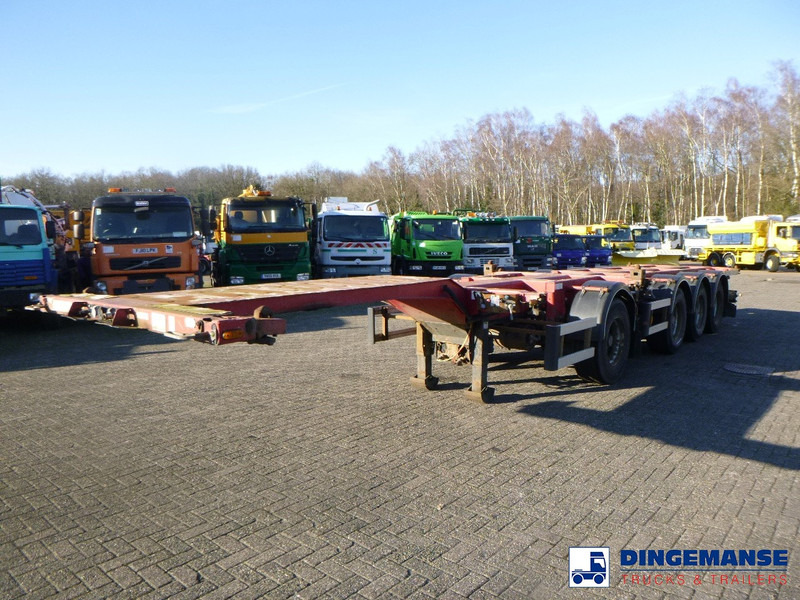 D-Tec 4-axle container combi trailer (3 + 1 axles) 20-30-40-45 ft - 集装箱运输车/ 可拆卸车身的卡车:图1 D-Tec 4-axle container combi trailer (3 + 1 axles) 20-30-40-45 ft - 集装箱运输车/ 可拆卸车身的卡车:图1