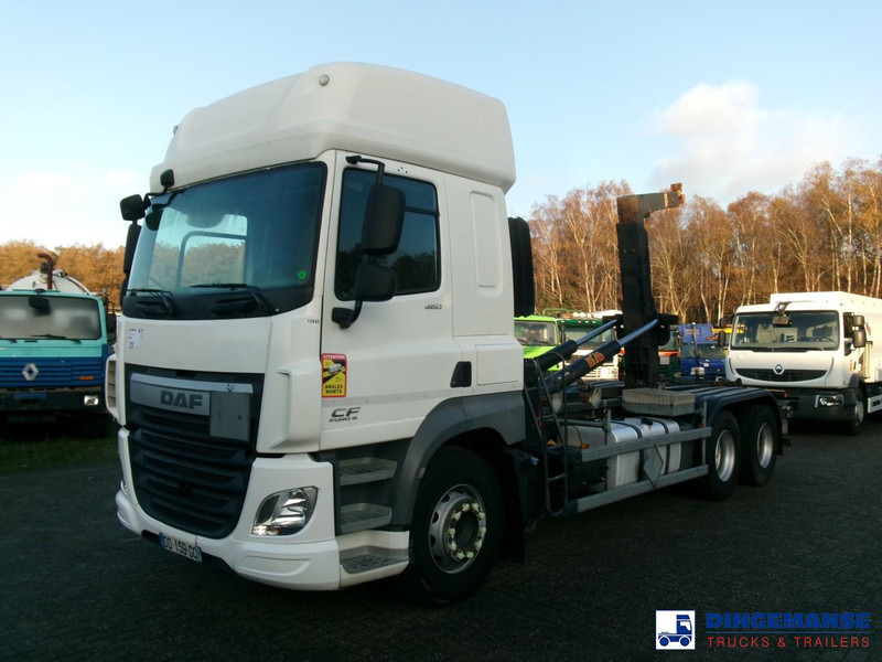 DAF CF 460 6x2 Euro 6 Hyva container hook 20 t - 吊钩升降车:图1 DAF CF 460 6x2 Euro 6 Hyva container hook 20 t - 吊钩升降车:图1