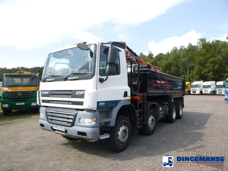 DAF CF 85.360 8X4 RHD tipper + Terex 118.2 VGL-A15 - 起重车:图5 DAF CF 85.360 8X4 RHD tipper + Terex 118.2 VGL-A15 - 起重车:图5
