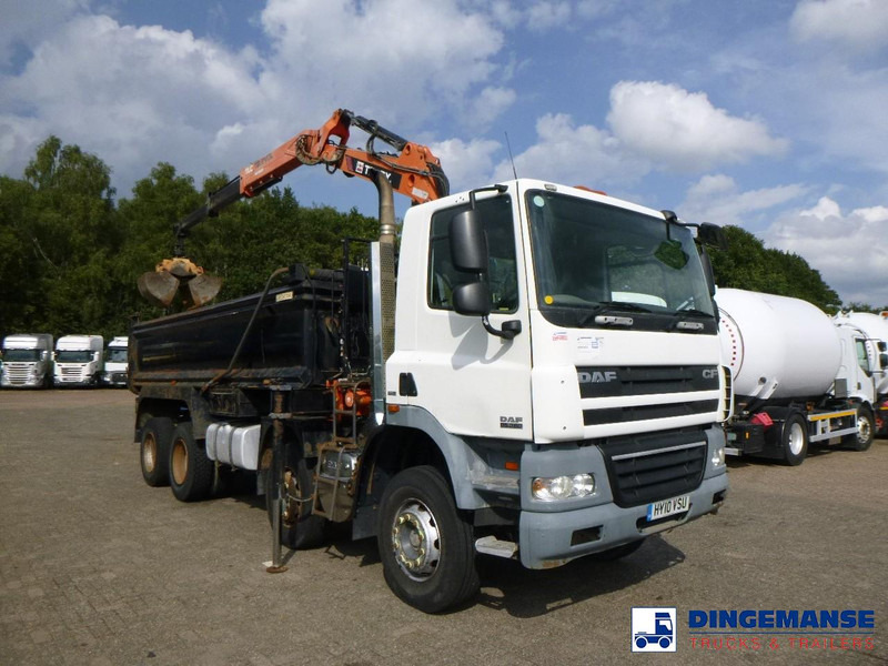 DAF CF 85.360 8X4 RHD tipper + Terex 118.2 VGL-A15 - 起重车:图2 DAF CF 85.360 8X4 RHD tipper + Terex 118.2 VGL-A15 - 起重车:图2