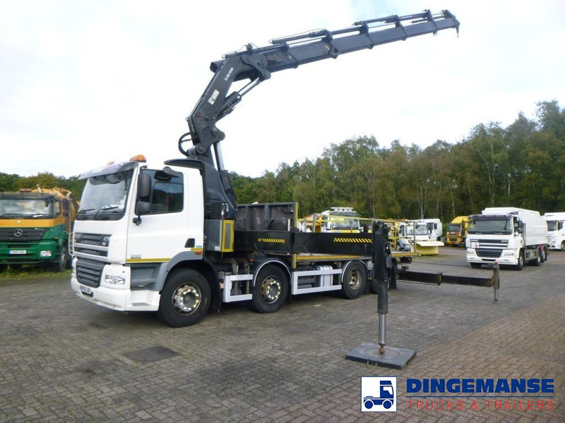 DAF CF 85.410 8X2 RHD + Hiab XS855 EP6 Hipro - 起重车:图1 DAF CF 85.410 8X2 RHD + Hiab XS855 EP6 Hipro - 起重车:图1