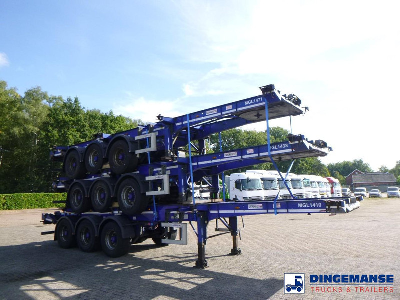Dennison Stack - 3 x container trailer 20-30-40-45 ft - 集装箱运输车/ 可拆卸车身的半拖车:图2 Dennison Stack - 3 x container trailer 20-30-40-45 ft - 集装箱运输车/ 可拆卸车身的半拖车:图2