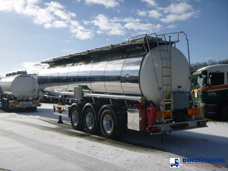 Feldbinder Chemical tank inox L4BH 30 m3 / 1 comp + pump - 液罐半拖车:图3 Feldbinder Chemical tank inox L4BH 30 m3 / 1 comp + pump - 液罐半拖车:图3