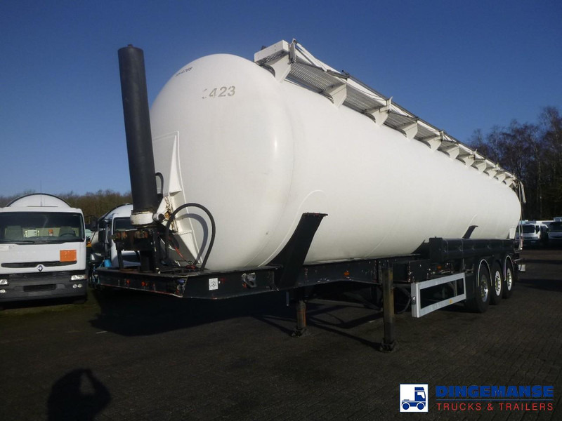 Feldbinder Powder tank alu 63 m3 (tipping) - 液罐半拖车:图1 Feldbinder Powder tank alu 63 m3 (tipping) - 液罐半拖车:图1