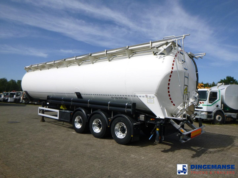 Feldbinder Powder tank alu 63 m3 (tipping) - 液罐半拖车:图3 Feldbinder Powder tank alu 63 m3 (tipping) - 液罐半拖车:图3