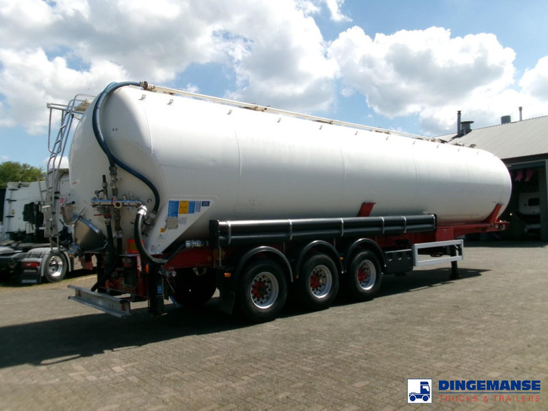 Feldbinder Powder tank alu (tipping) 63 m3 - 液罐半拖车:图3 Feldbinder Powder tank alu (tipping) 63 m3 - 液罐半拖车:图3