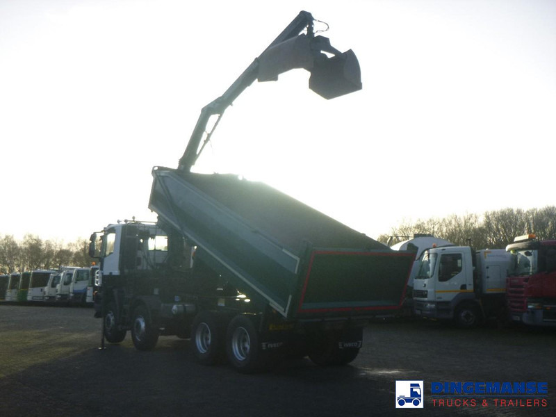 Iveco AD340T36 8x4 RHD tipper + HMF 1244 Z1 - 起重车:图4 Iveco AD340T36 8x4 RHD tipper + HMF 1244 Z1 - 起重车:图4