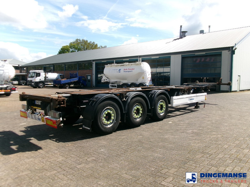Krone 3-axle container trailer 20-30-40-45 ft DA08LNA - 集装箱运输车/ 可拆卸车身的半拖车:图4 Krone 3-axle container trailer 20-30-40-45 ft DA08LNA - 集装箱运输车/ 可拆卸车身的半拖车:图4