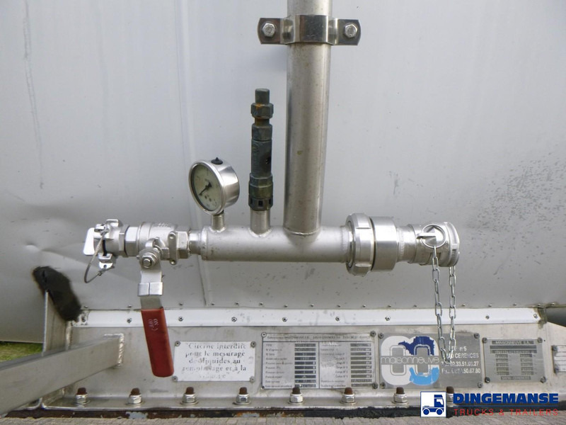 MAISONNEUVE Chemical ACID tank inox L4BH 22.4 m3 / 1 comp (caustic soda) - 液罐半拖车:图5 MAISONNEUVE Chemical ACID tank inox L4BH 22.4 m3 / 1 comp (caustic soda) - 液罐半拖车:图5