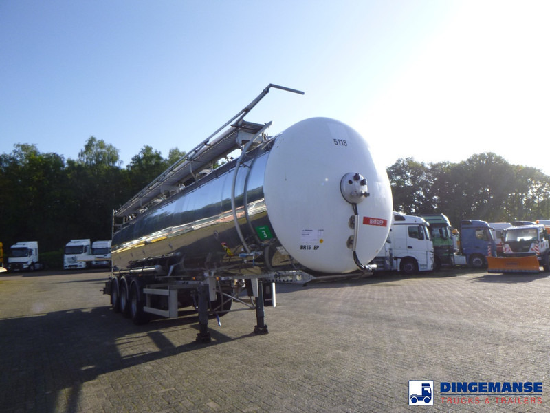 MAISONNEUVE Food tank inox 32 m3 / 5 comp - 液罐半拖车:图2 MAISONNEUVE Food tank inox 32 m3 / 5 comp - 液罐半拖车:图2