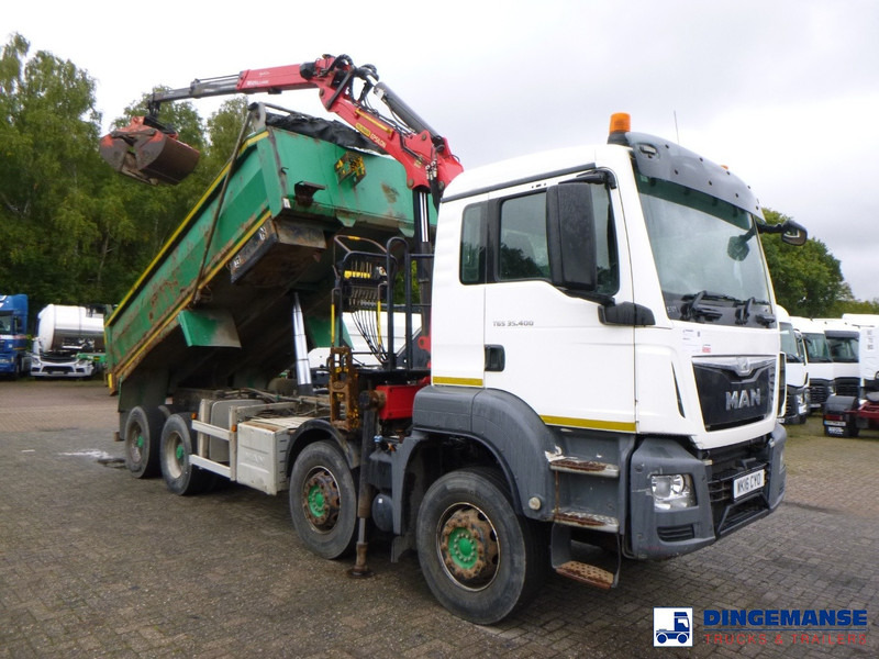 MAN TGS 35.400 8X4 RHD tipper + Palfinger Epsilon M125L - 起重车:图2 MAN TGS 35.400 8X4 RHD tipper + Palfinger Epsilon M125L - 起重车:图2