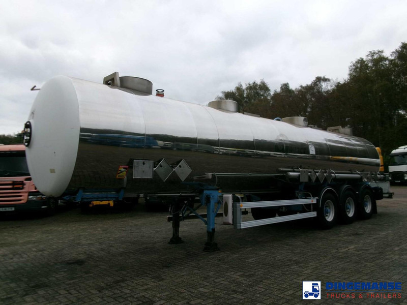 Magyar Chemical tank inox L4BH 33.5 m3 / 3 comp - 液罐半拖车:图1 Magyar Chemical tank inox L4BH 33.5 m3 / 3 comp - 液罐半拖车:图1