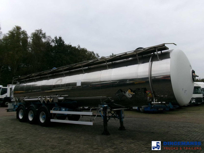 Magyar Chemical tank inox L4BH 33.5 m3 / 3 comp - 液罐半拖车:图2 Magyar Chemical tank inox L4BH 33.5 m3 / 3 comp - 液罐半拖车:图2