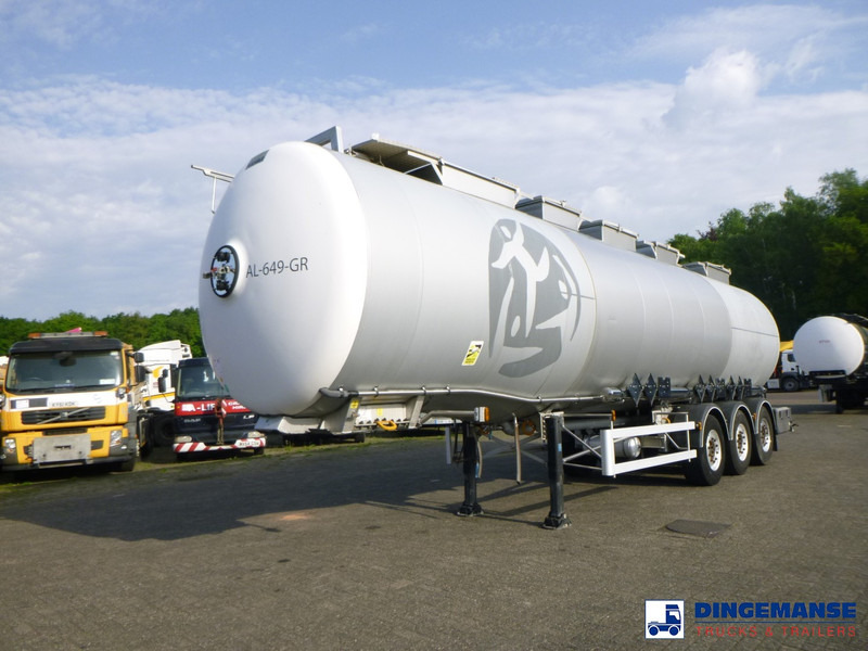 液罐半拖车 Magyar Chemical tank inox L4BH 44.5 m3 / 3 comp：图1