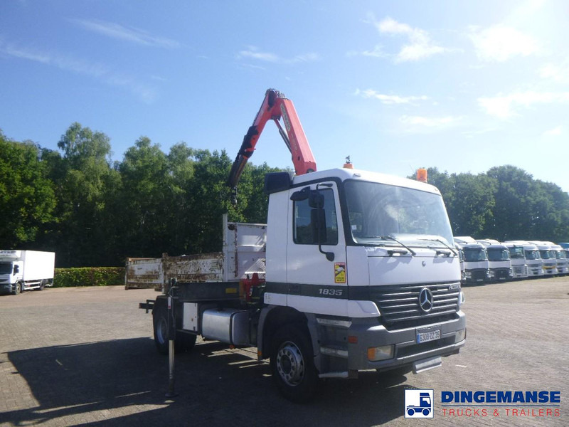 Mercedes-Benz Actros 1835 4x2 tipper + Palfinger PK12000 - 起重车:图3 Mercedes-Benz Actros 1835 4x2 tipper + Palfinger PK12000 - 起重车:图3