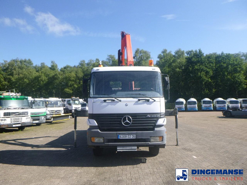 Mercedes-Benz Actros 1835 4x2 tipper + Palfinger PK12000 - 起重车:图2 Mercedes-Benz Actros 1835 4x2 tipper + Palfinger PK12000 - 起重车:图2