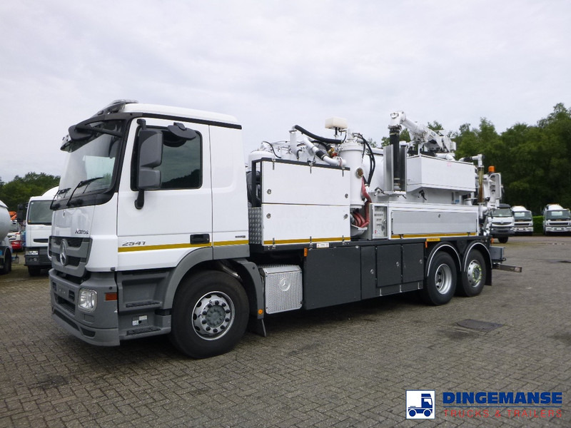 Mercedes-Benz Actros 2541 6x2 RHD E5 Huwer vacuum tank / hydrocureur 12 m3 - 真空车:图5 Mercedes-Benz Actros 2541 6x2 RHD E5 Huwer vacuum tank / hydrocureur 12 m3 - 真空车:图5