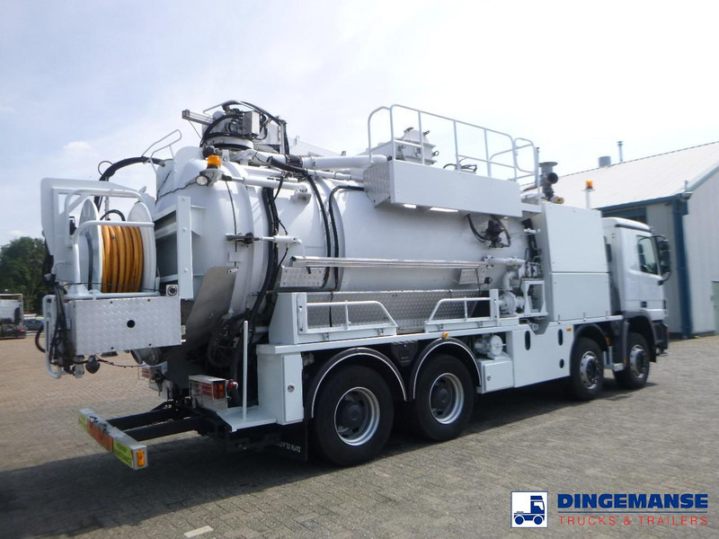 Mercedes-Benz Actros 3241 8x4 RHD Huwer vacuum tank / hydrocureur 15 m3 - 真空车:图3 Mercedes-Benz Actros 3241 8x4 RHD Huwer vacuum tank / hydrocureur 15 m3 - 真空车:图3