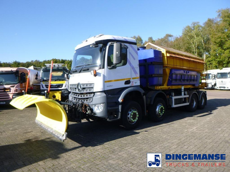 Mercedes-Benz Arocs 3240 8x4 RHD Schmidt snow plough / gritter - 除雪车:图1 Mercedes-Benz Arocs 3240 8x4 RHD Schmidt snow plough / gritter - 除雪车:图1