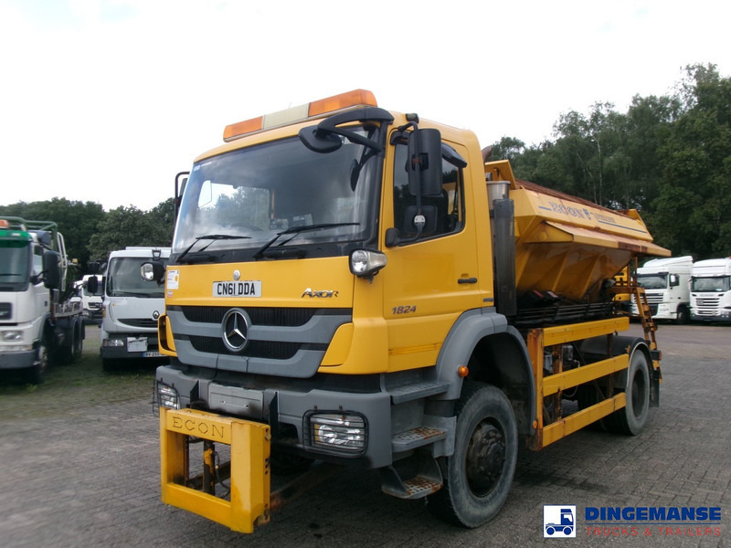 Mercedes-Benz Axor 1824 4x4 RHD salt spreader / gritter - 除雪车:图1 Mercedes-Benz Axor 1824 4x4 RHD salt spreader / gritter - 除雪车:图1