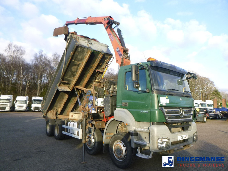Mercedes-Benz Axor 3236 8x4 RHD tipper + Hiab 1283 DK-2 Duo - 起重车:图2 Mercedes-Benz Axor 3236 8x4 RHD tipper + Hiab 1283 DK-2 Duo - 起重车:图2