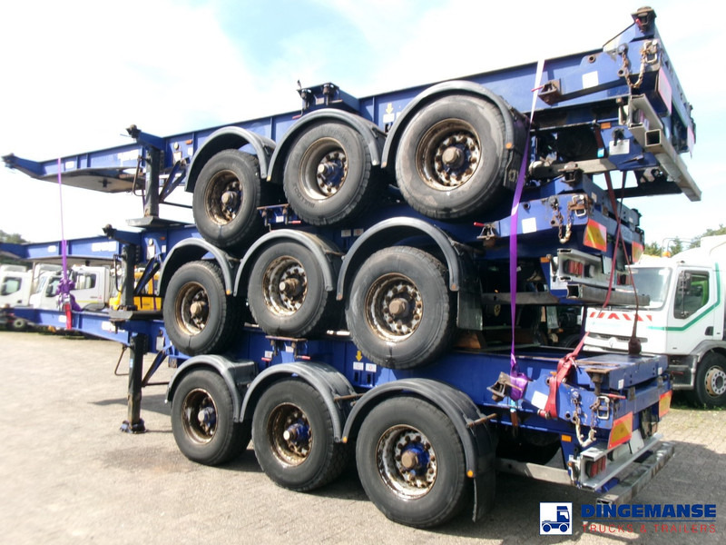 Montracon Stack - 3 x container chassis 20-30-40-45 ft - 集装箱运输车/ 可拆卸车身的卡车:图4 Montracon Stack - 3 x container chassis 20-30-40-45 ft - 集装箱运输车/ 可拆卸车身的卡车:图4