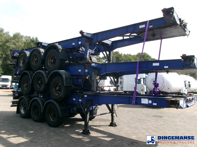 Montracon Stack - 3 x container chassis 20-30-40-45 ft - 集装箱运输车/ 可拆卸车身的卡车:图2 Montracon Stack - 3 x container chassis 20-30-40-45 ft - 集装箱运输车/ 可拆卸车身的卡车:图2