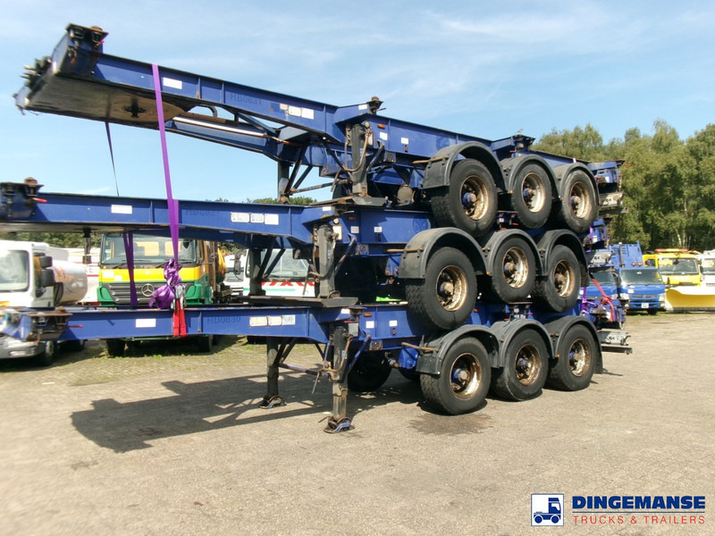 Montracon Stack - 3 x container chassis 20-30-40-45 ft - 集装箱运输车/ 可拆卸车身的卡车:图1 Montracon Stack - 3 x container chassis 20-30-40-45 ft - 集装箱运输车/ 可拆卸车身的卡车:图1