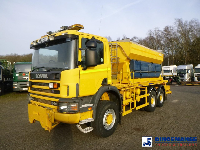 Scania P114-340 CB 6X6 RHD gritter / snow plough - 除雪车:图1 Scania P114-340 CB 6X6 RHD gritter / snow plough - 除雪车:图1