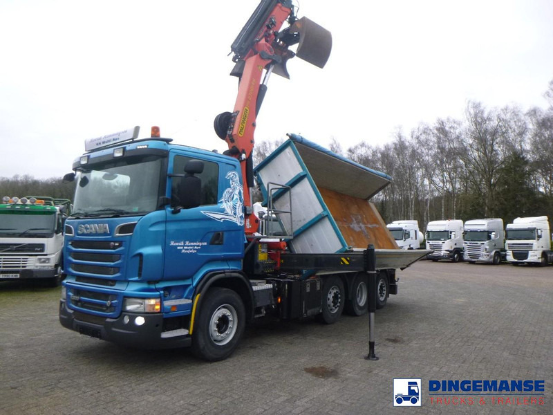 Scania R 500 8X2 tipper + Palfinger PK27001 EHD - 起重车:图5 Scania R 500 8X2 tipper + Palfinger PK27001 EHD - 起重车:图5