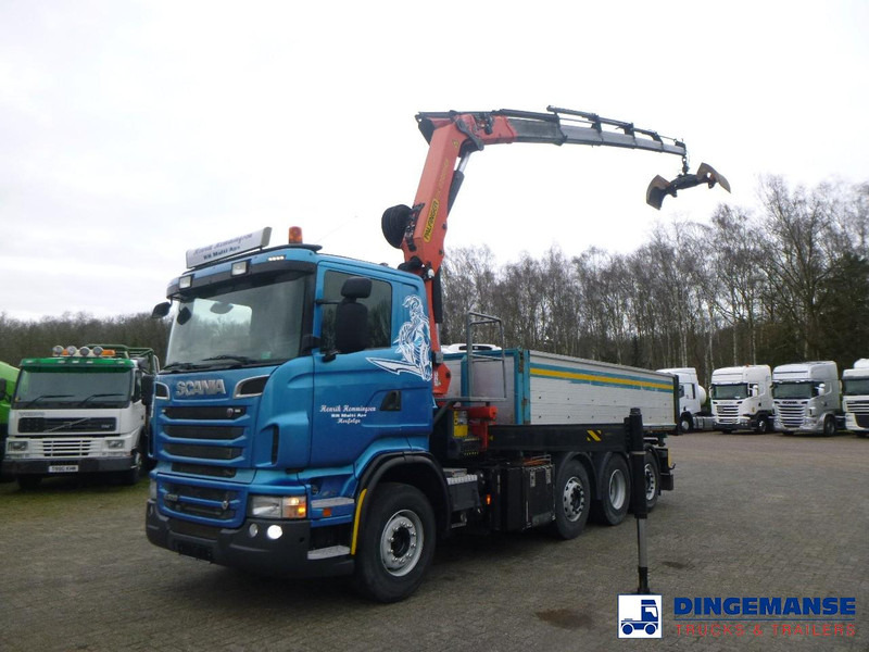 Scania R 500 8X2 tipper + Palfinger PK27001 EHD - 起重车:图1 Scania R 500 8X2 tipper + Palfinger PK27001 EHD - 起重车:图1
