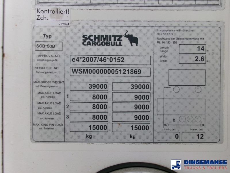 Schmitz Cargobull Frigo trailer + Carrier Vector 1350 租赁 Schmitz Cargobull Frigo trailer + Carrier Vector 1350:图19 Schmitz Cargobull Frigo trailer + Carrier Vector 1350 租赁 Schmitz Cargobull Frigo trailer + Carrier Vector 1350:图19