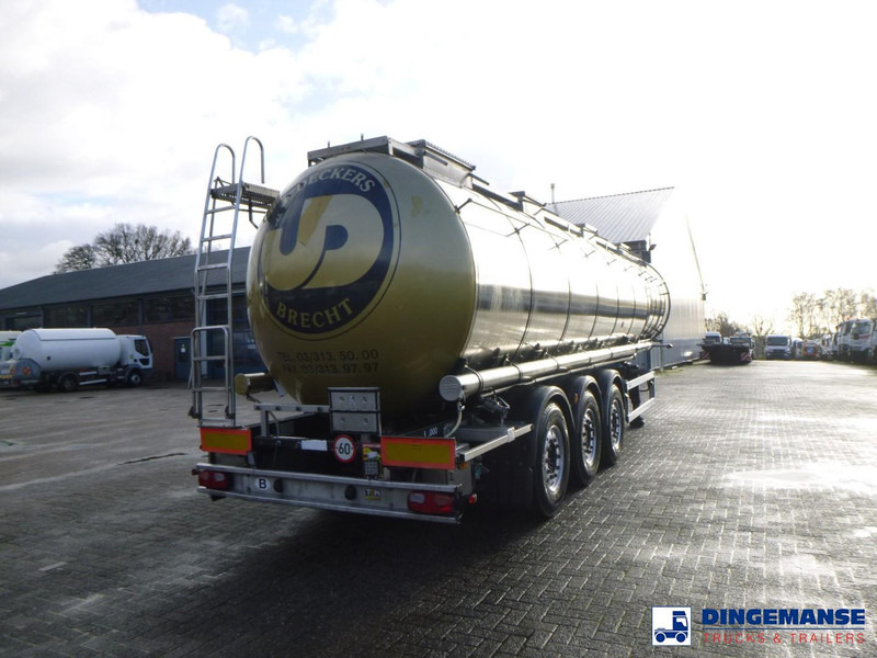 Van Hool Chemical tank inox 30 m3 / 1 comp ADR 12/03/2024 - 液罐半拖车:图3 Van Hool Chemical tank inox 30 m3 / 1 comp ADR 12/03/2024 - 液罐半拖车:图3