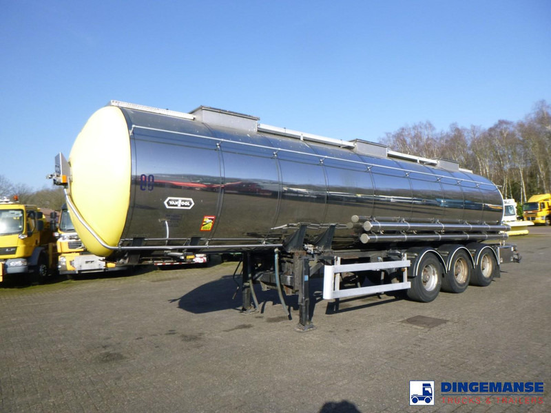 Van Hool Chemical tank inox 30 m3 / 1 comp - 液罐半拖车:图1 Van Hool Chemical tank inox 30 m3 / 1 comp - 液罐半拖车:图1