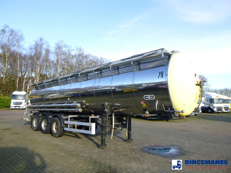 Van Hool Chemical tank inox 30 m3 / 3 comp - 液罐拖车:图2 Van Hool Chemical tank inox 30 m3 / 3 comp - 液罐拖车:图2